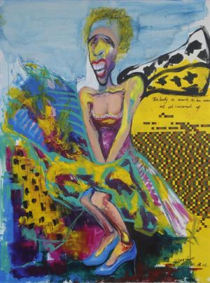 Peinture à l'huile contemporaine - Marilyne
