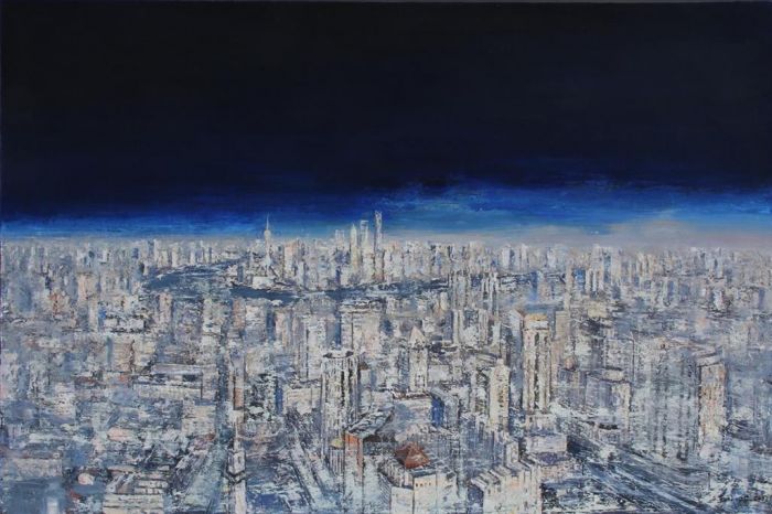 Wang Xiaoshuang Peinture à l'huile - Ville de mémoire