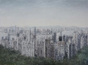 Wang Xiaoshuang œuvre - Perdu dans la ville
