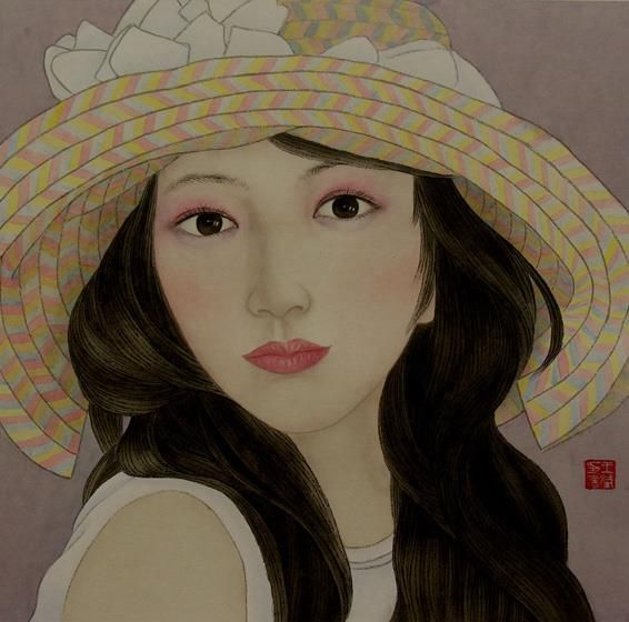 Wang Yuepeng Art Chinois - Beauté