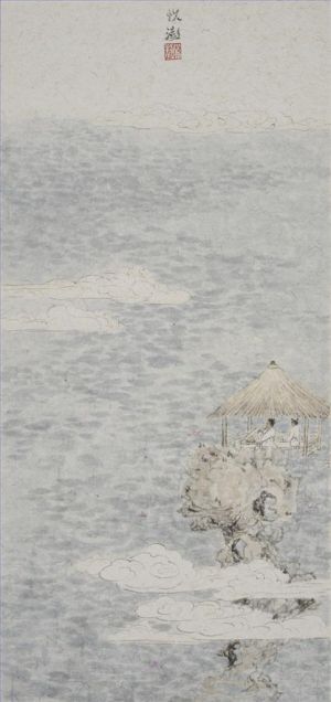 Art chinoises contemporaines - Ondulations dans un étang de lotus