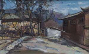 Peinture à l'huile contemporaine - Paysages du Yunnan