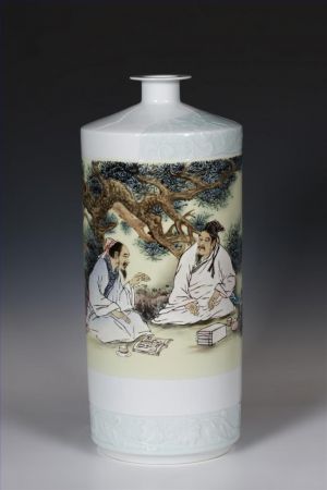 Wang Yuqing œuvre - Peinture sur céramique