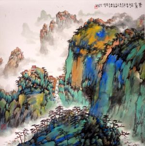 Wang Zuojun œuvre - Paysage