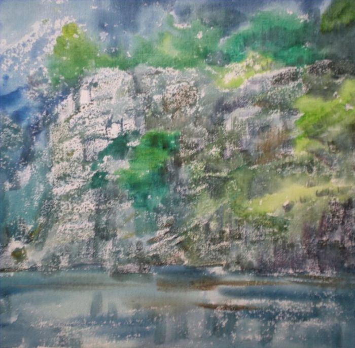 Wu Jianping Types de peintures - montagnes Rocheuses
