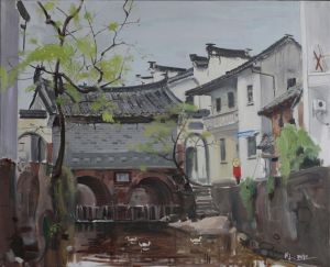 Wu Xiaojiang œuvre - Langqiao à Huizhou