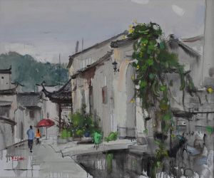 Wu Xiaojiang œuvre - Village de Xidi