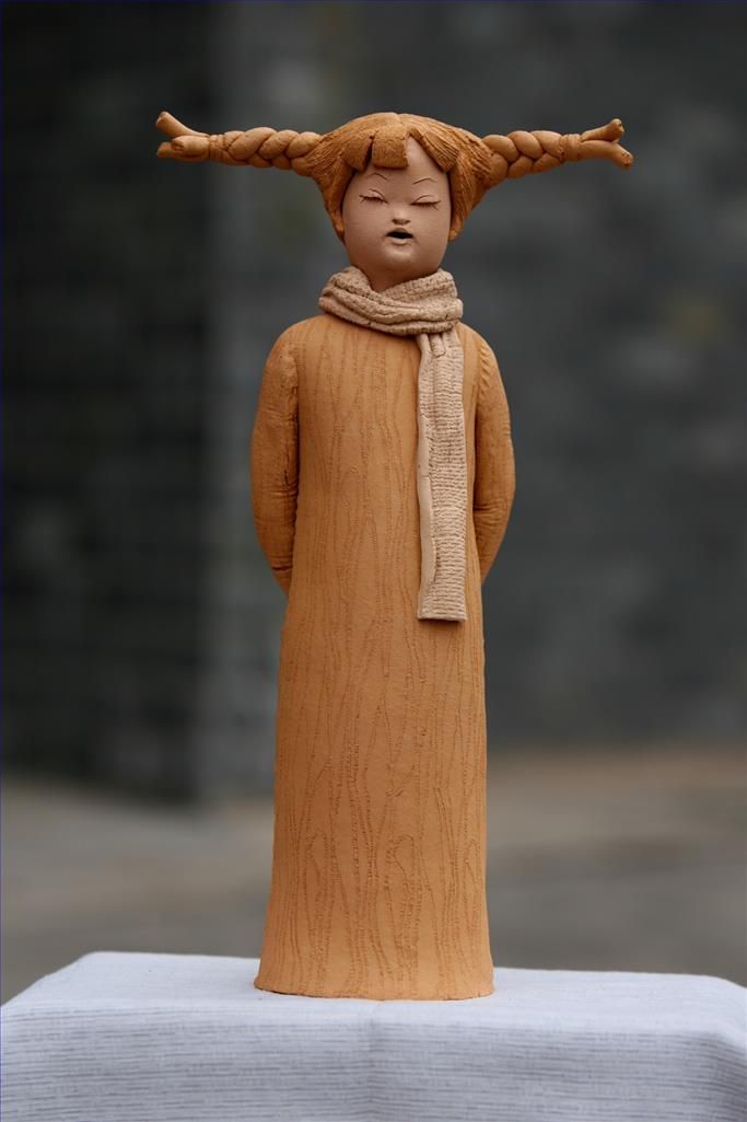 Xiao Xiaoqiu Sculpture - Fille 2