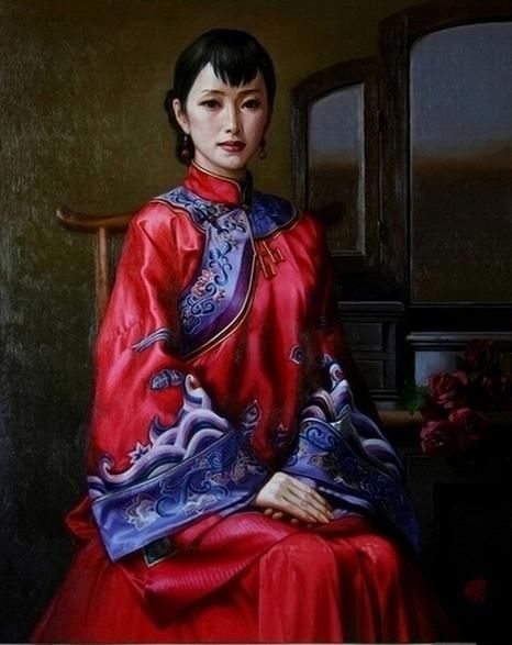 Xie Huifan Peinture à l'huile - Beauté 3