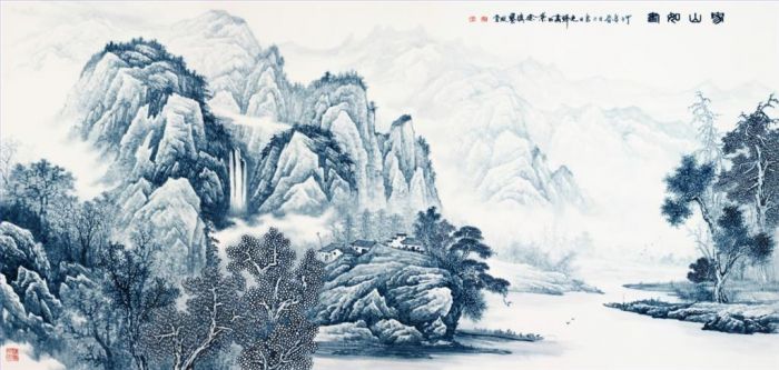 Xie Kefeng Types de peintures - Porcelaine Bleue et Blanche