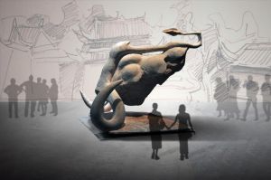 Sculpture contemporaine - Masaïmara