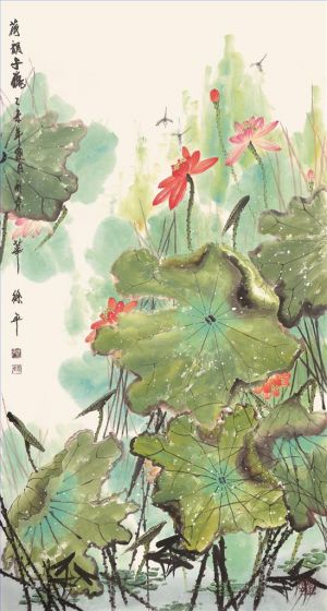 Art chinoises contemporaines - Lotus d'automne