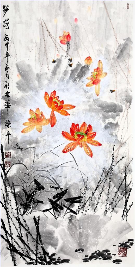 Xu Ping Art Chinois - Rêve de Lotus