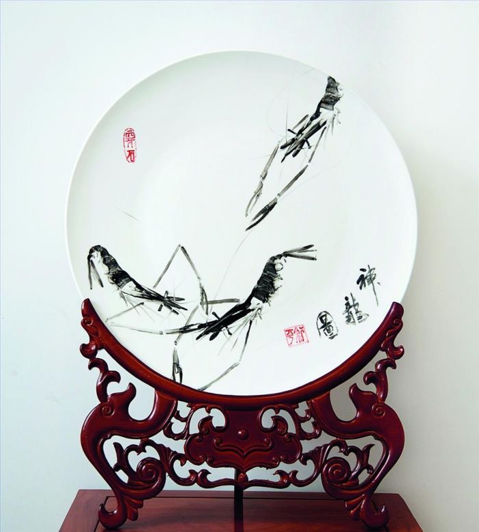 Xu Ping Types de peintures - Crevette