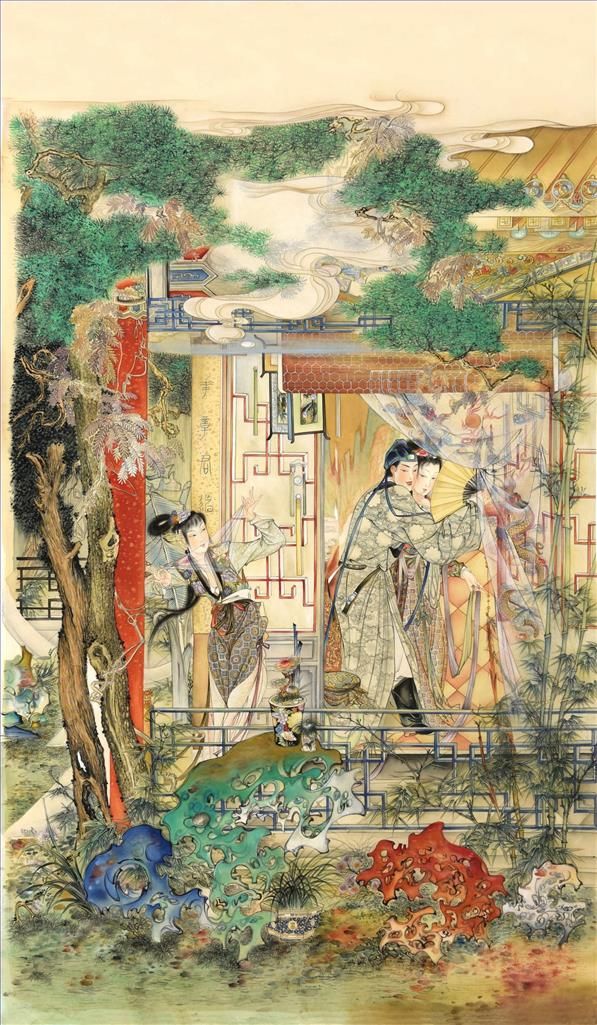 Xu Zisong Art Chinois - Romance de la Chambre occidentale