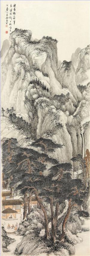 Xu Zisong œuvre - Parmi les montagnes