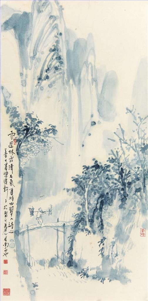 Xu Zisong Art Chinois - Bûcheron