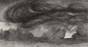 Xuan Yongsheng œuvre - Montagne Eau Nuage Brouillard Pluie Grêle Gaz Électricité Tonnerre et Moi