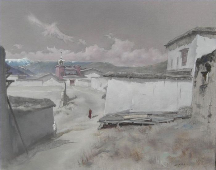 Yang Chunsheng Peinture à l'huile - La frontière du cœur