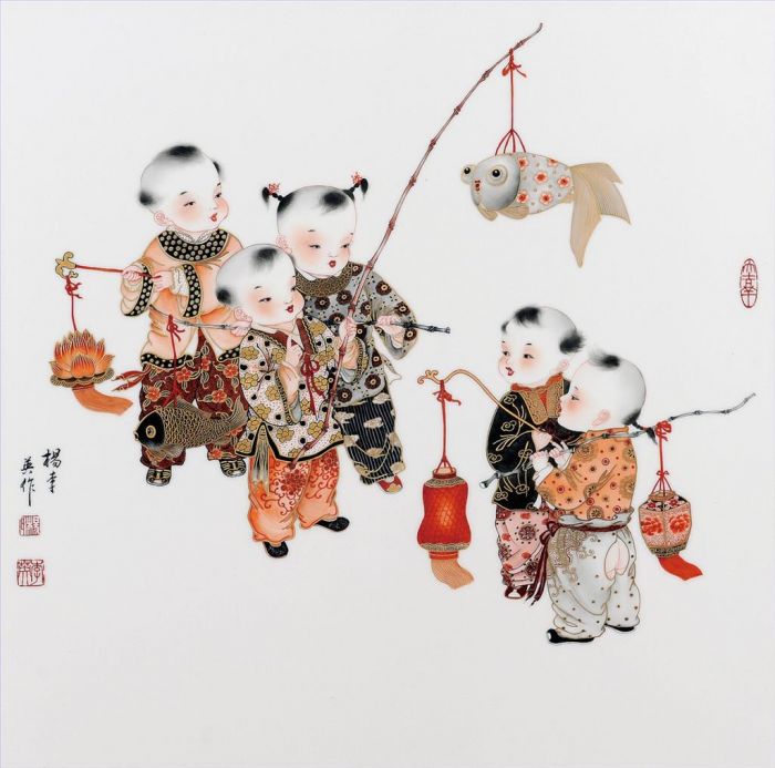 Yang Liying Types de peintures - Festival de la lanterne