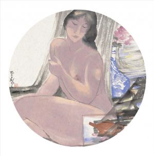 Yang Ping œuvre - Soliloque Porcelaine Bleue et Blanche 2