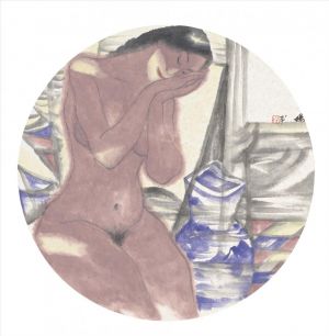 Yang Ping œuvre - Soliloque Porcelaine Bleue et Blanche 3
