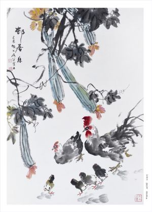 Yang Ruji œuvre - Le bonheur dans une ferme