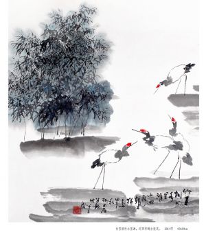 Yang Ruji œuvre - Peinture de fleurs et d'oiseaux dans le style traditionnel chinois 4