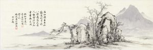Art chinoises contemporaines - Imitation du paysage de Zhao Mengfu