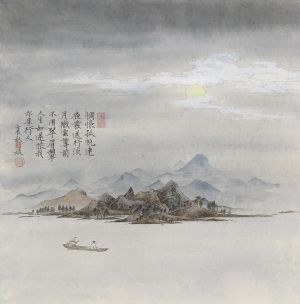 Yao Yuan œuvre - Se séparer dans un soir de lune
