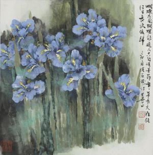 Art chinoises contemporaines - Papillon violet