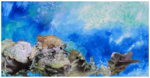Yu Lanying œuvre - Fonds marins colorés