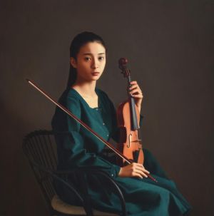 Yue Xiaoqing œuvre - Violoniste