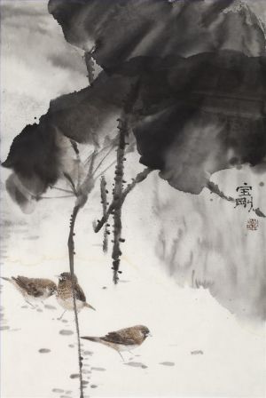 Zeng Baogang œuvre - Amusez-vous bien oiseau 2