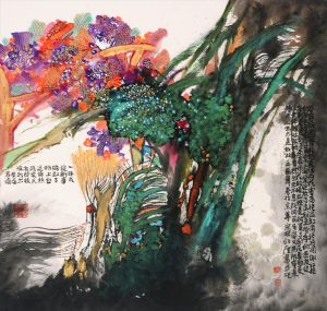Art chinoises contemporaines - Fleurs et plantes 3