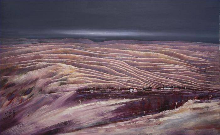 Zhang Changgui Peinture à l'huile - Mémoire du paysage