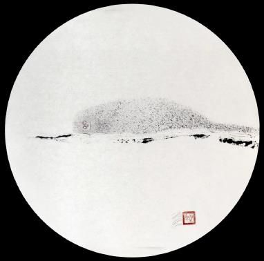 Zheng Meng Art Chinois - Cachez-vous derrière un arbre