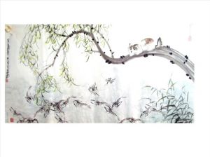 Zhang Naicheng œuvre - Pinceau à main levée 2
