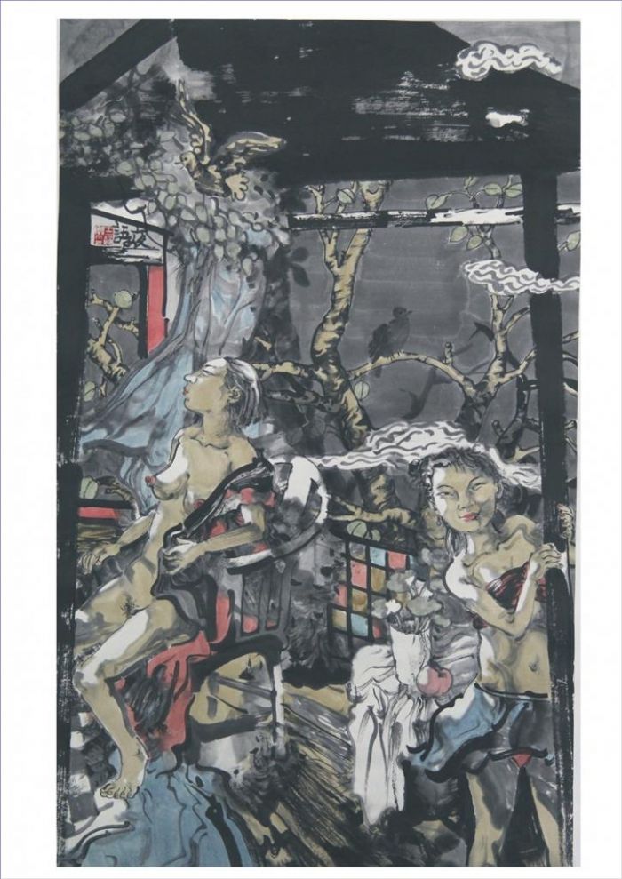 Zhang Zhichao Art Chinois - L'histoire de la nuit