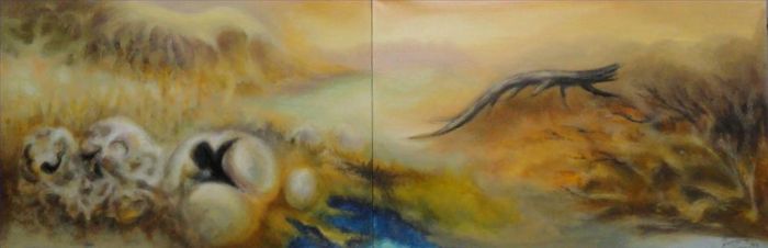 Zachary Chang Peinture à l'huile - Le Seigneur des Anneaux