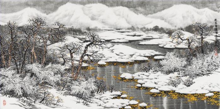 Zhao Chunqiu Types de peintures - Première neige à la fin de l'automne