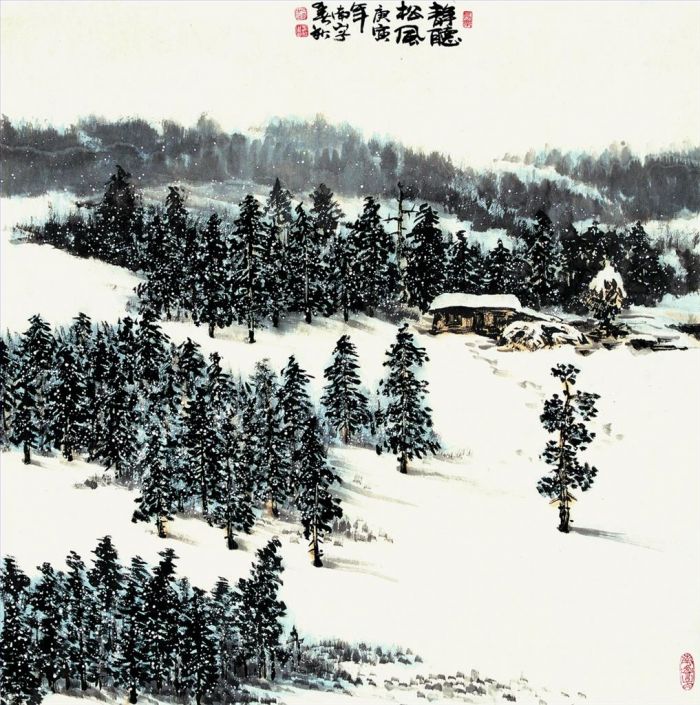 Zhao Chunqiu Types de peintures - La voix des pins