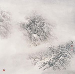 Zhao Jinhe œuvre - Nuage sur des montagnes particulières