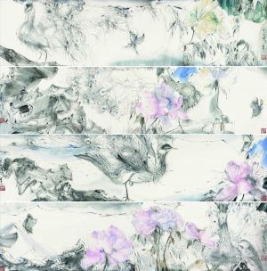 Zhao Yiwen œuvre - Fleurs illusoires