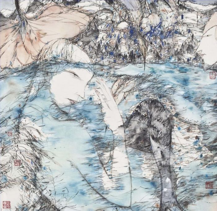 Zhao Yiwen Art Chinois - Perdu