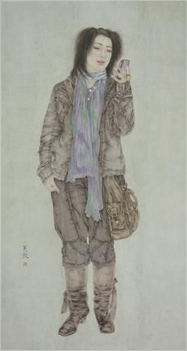 Zheng Meiqiu Peinture à l'huile - Une lettre venue de loin