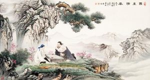 Art Chinois contemporaine - Brise fraîche du sommet de la montagne