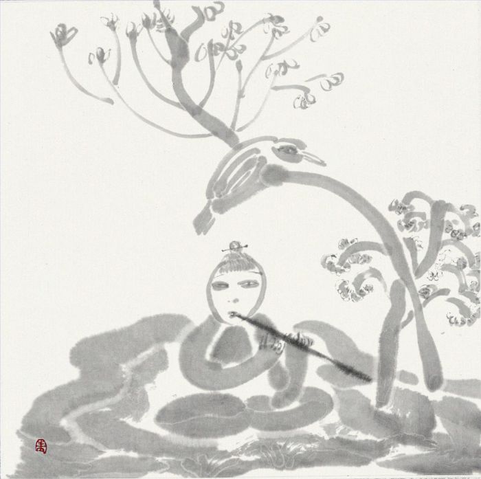 Zhou Qing Art Chinois - Harmonie