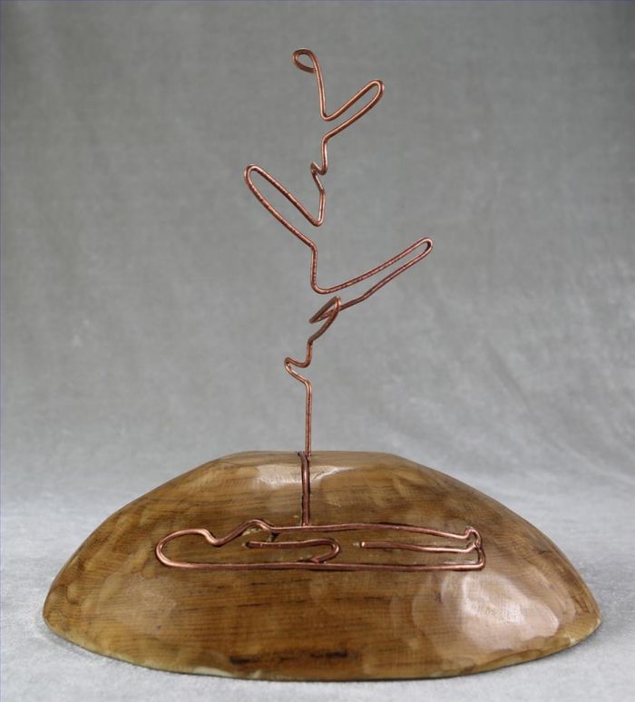 Zhou Qing Sculpture - Vie de la série d'arbres