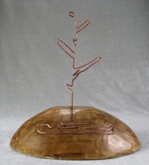 Sculpture contemporaine - Vie de la série d'arbres
